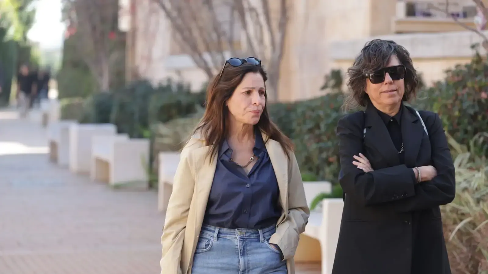 אורנה בנאי בהלווית קורין אלאל, 16 בדצמבר 2024