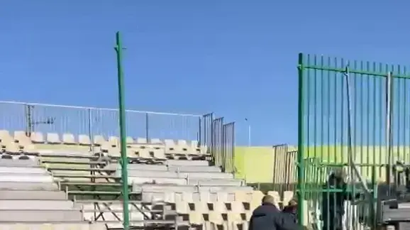 הקמת היציע בדימונה