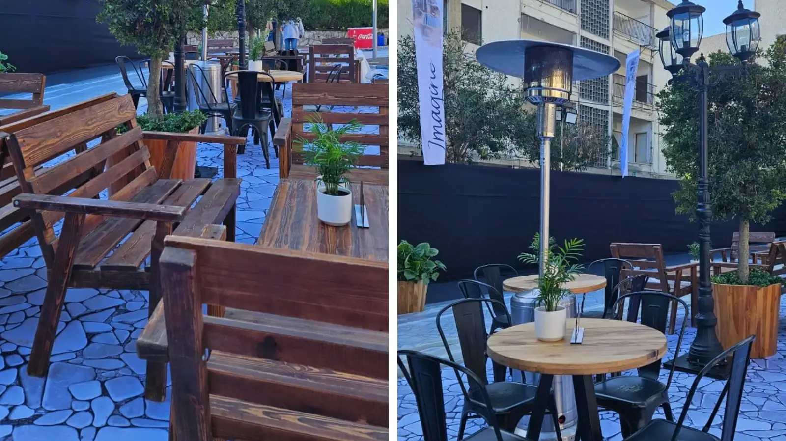 הציוד של חברת "קיסר אופרטיב השכרת ציוד לאירועים" באירוע בגבעתיים