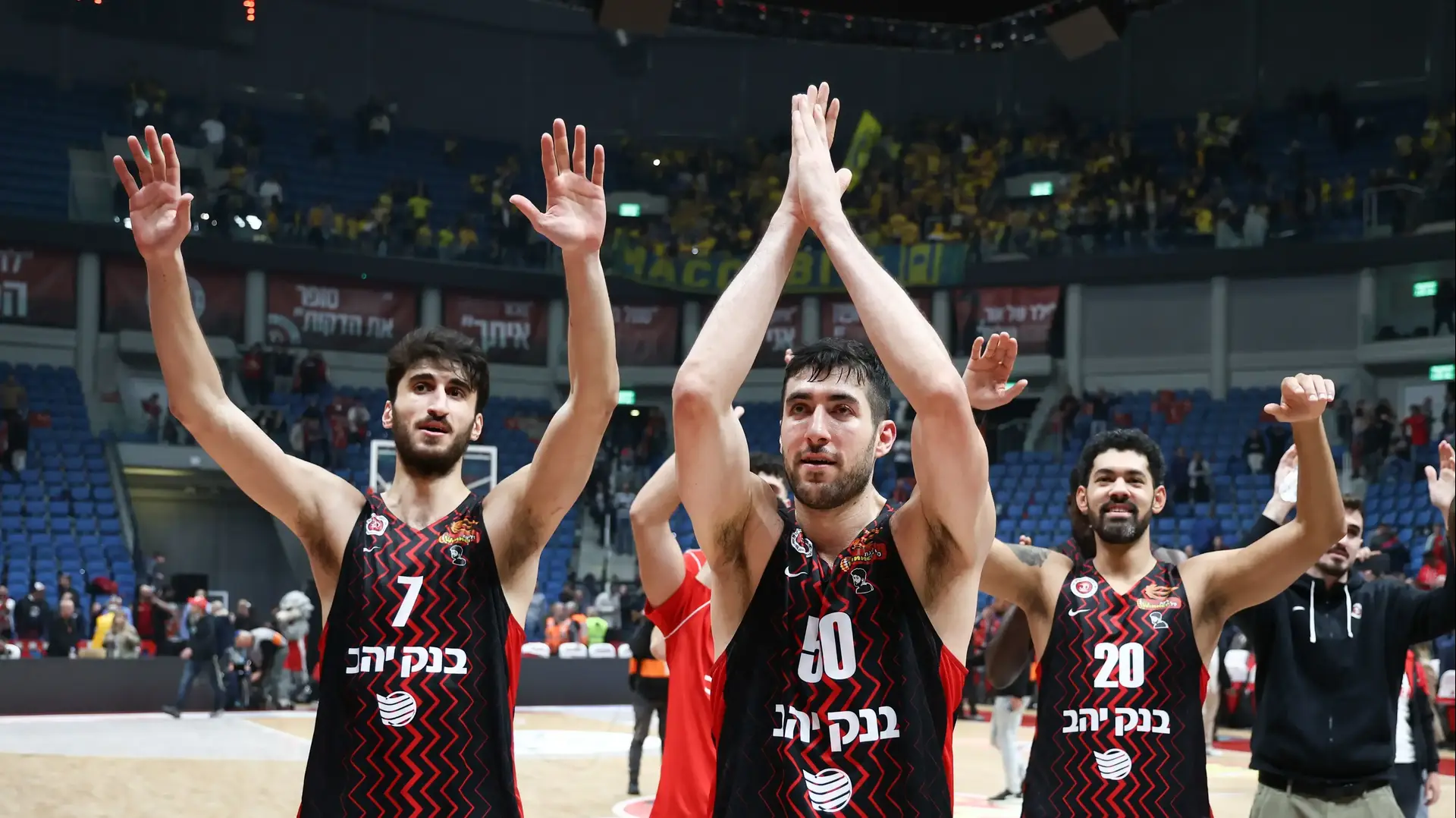 יובל זוסמן, גבי צ'אצ'אשווילי שחקני הפועל ירושלים יובל זוסמן, גבי צ'אצ'אשווילי שחקני הפועל ירושלים