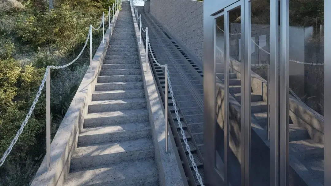 מדרונית מעלית שיפוע בירושלים