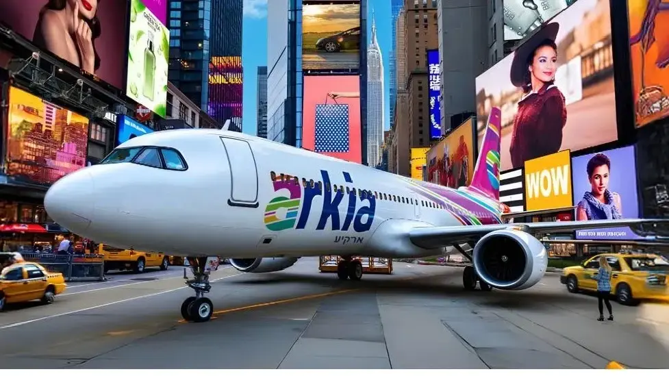 מטוס ארקיע בניו יורק