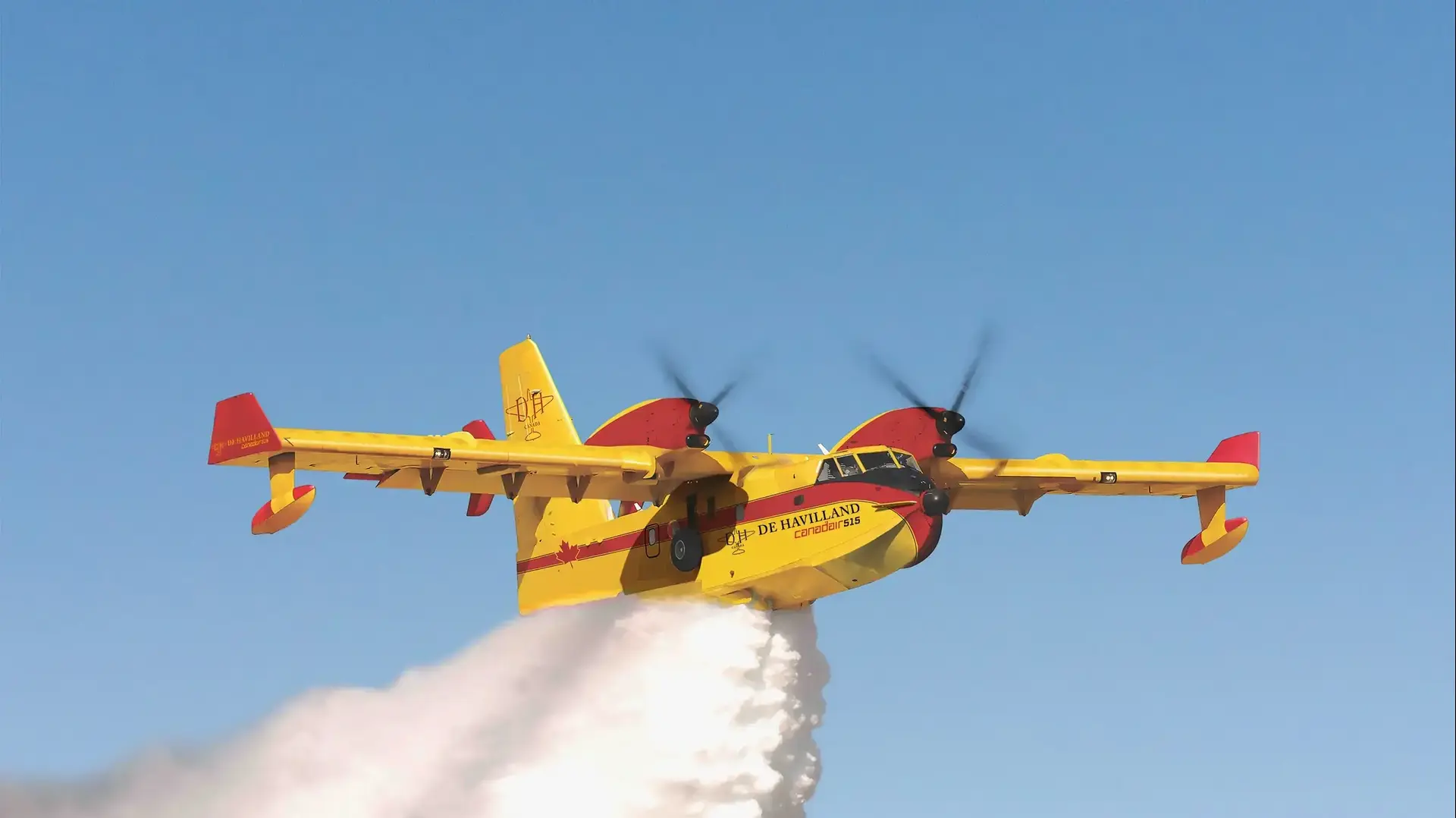 מטוס כיבוי DHC-515 בפעולה