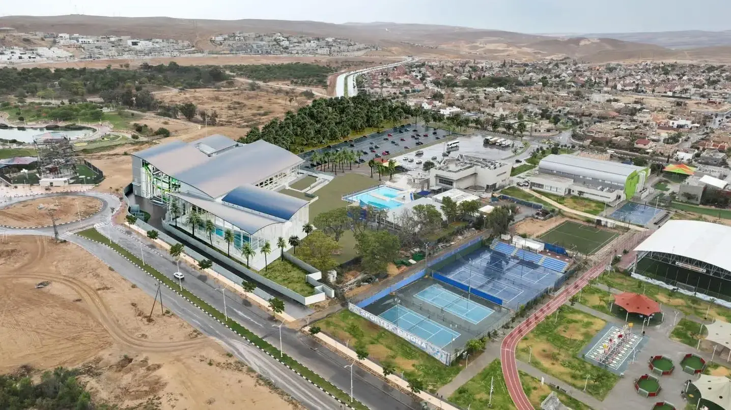 הדמיה של פארק מים בדימונה