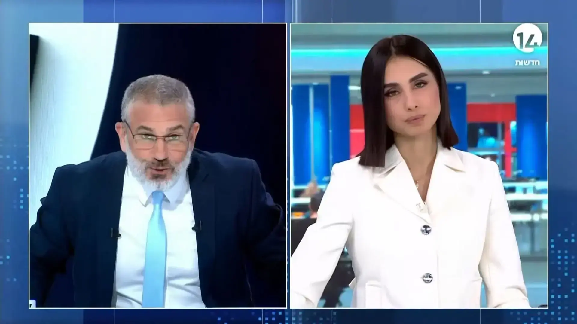 מגי טביבי מעבירה את השידור אל ינון מגל