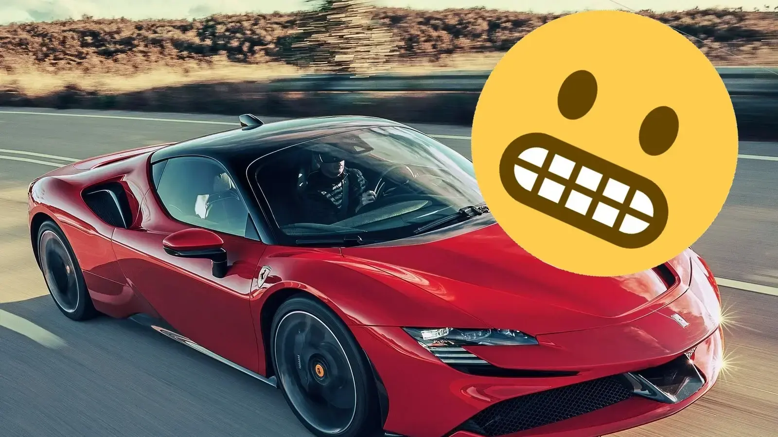 פרארי SF90 ואימוג'י פרארי SF90 ואימוג'י