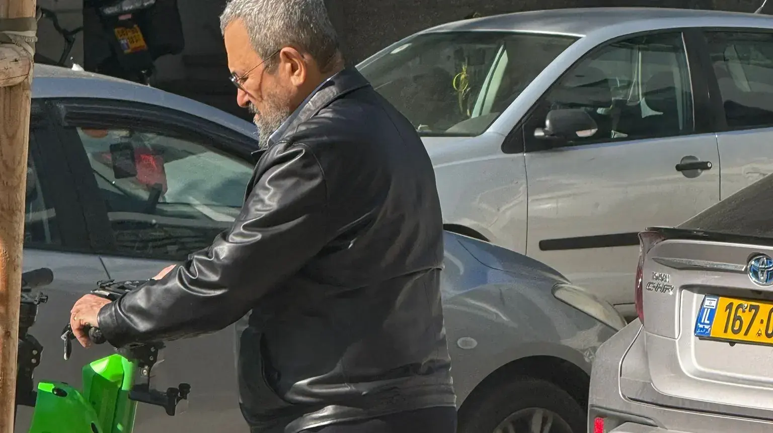 אהוד ברק והקורקינט