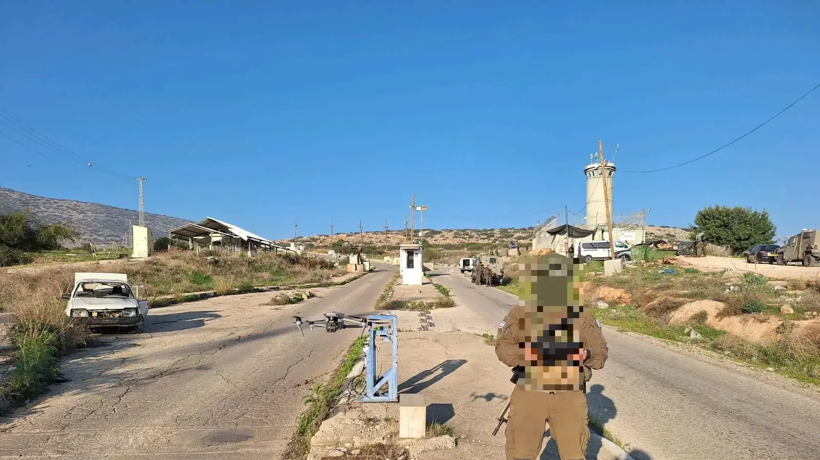 זירת פיגוע ירי, מחסום תייסיר, 4 בפברואר 2025