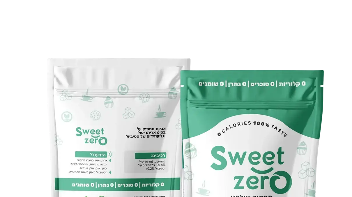 ממתיק טבעי עם 0 קלוריות - SWEET ZERO ממתיק טבעי עם 0 קלוריות - SWEET ZERO