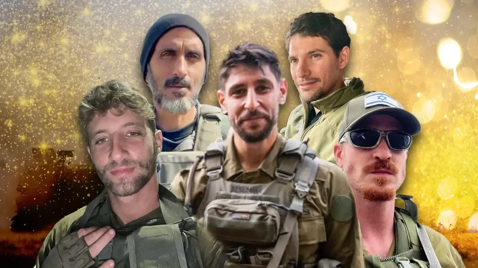 עידן עמדי, צחי הלוי, רביב כנר, ידין גלמן וטל מורד
