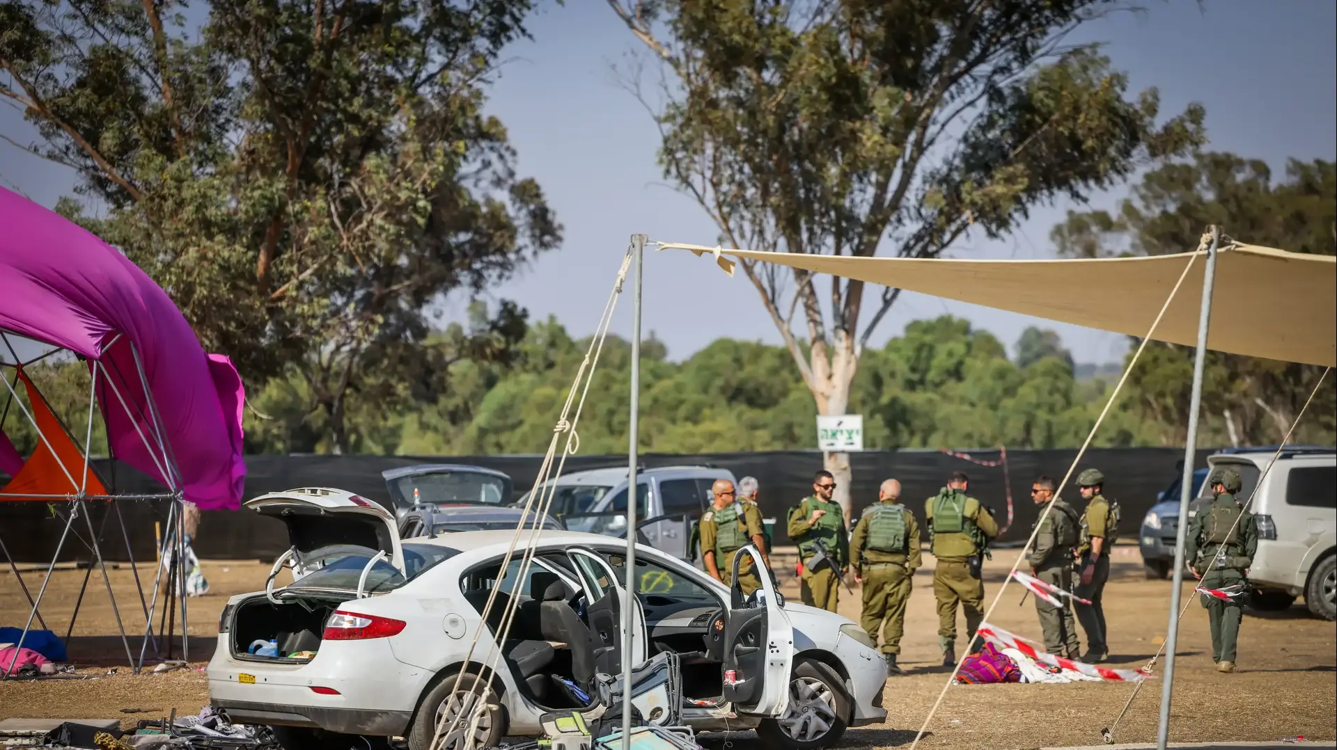 חיילי צה"ל, מתחם מסיבת נובה, 12 באוקטובר 2023