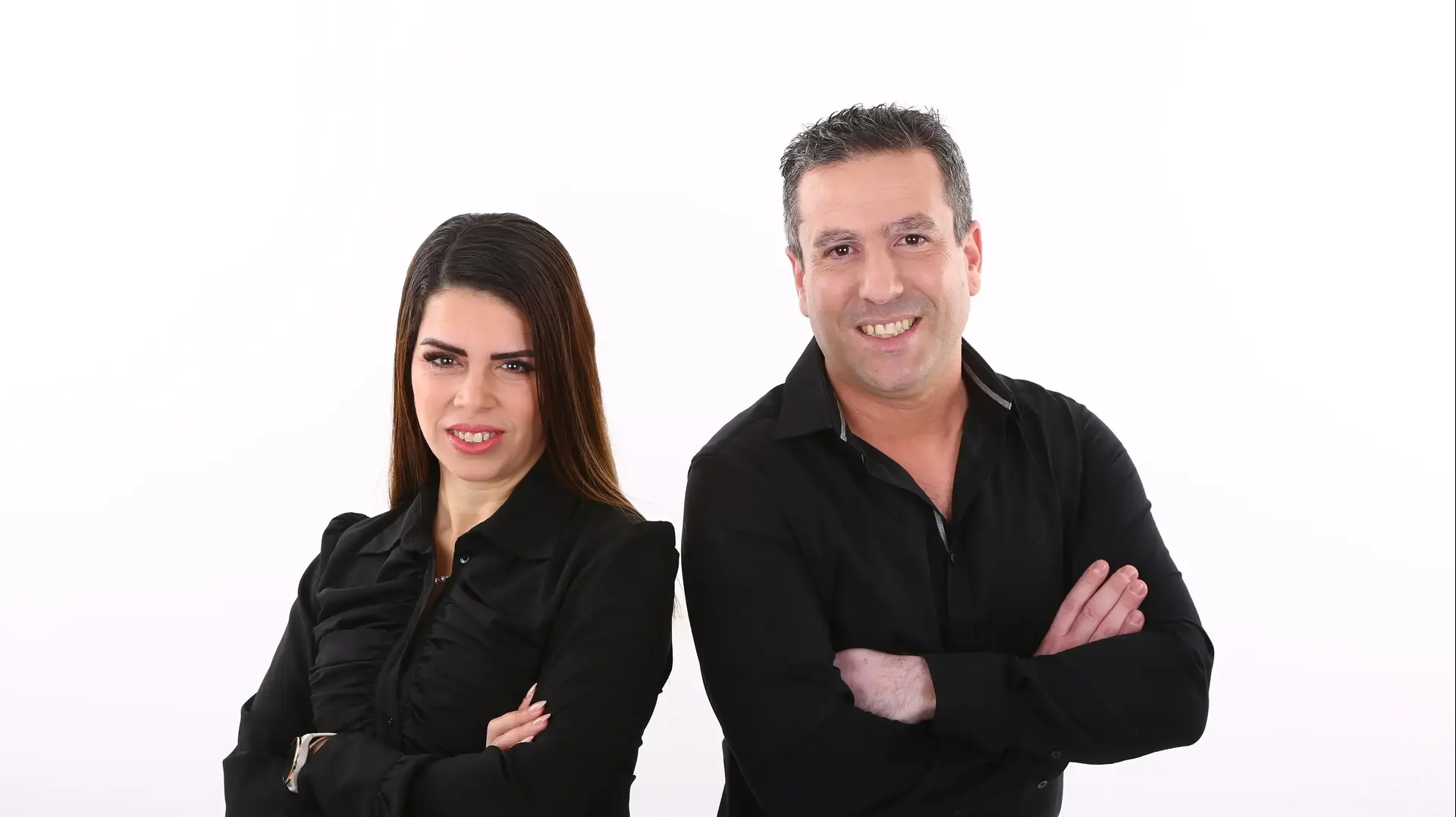 מימין לשמאל: רותם ואורטל דוידסון