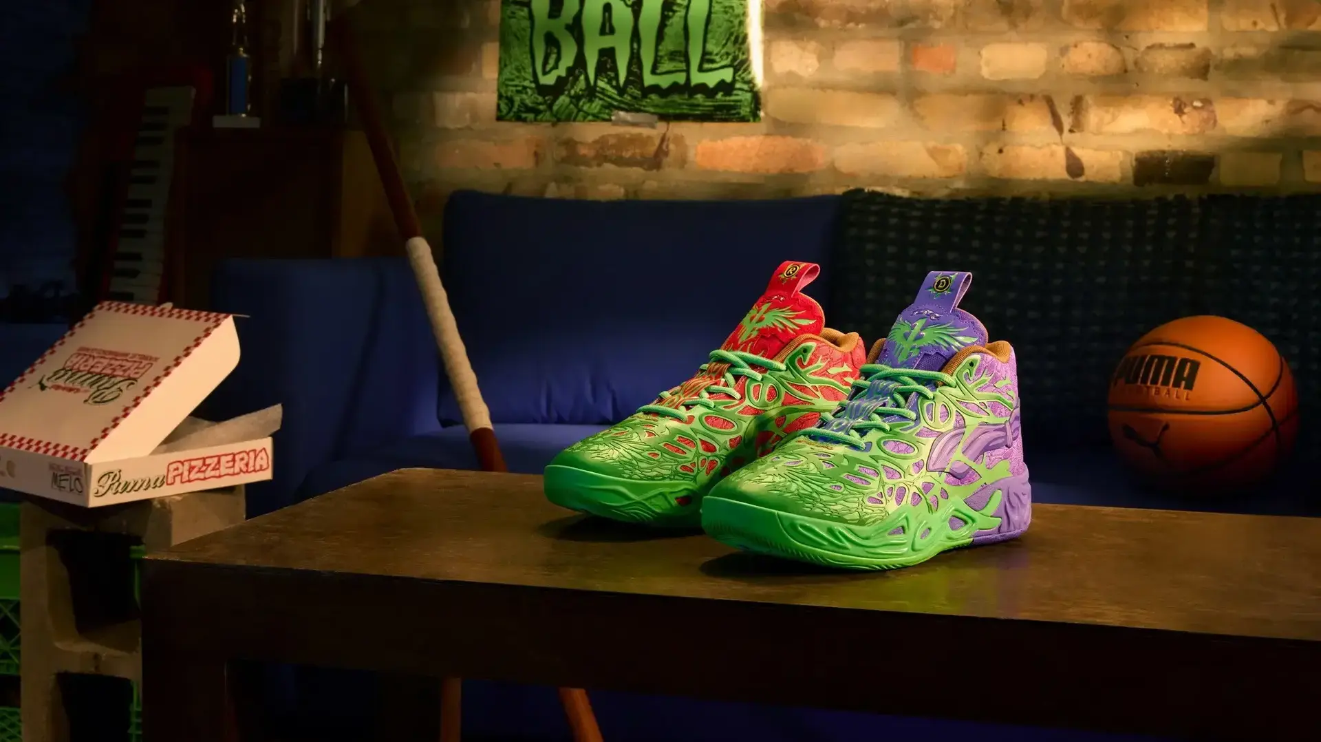 PUMA X TMNT צבי הנינגה נעלי כדורסל 699 שקל