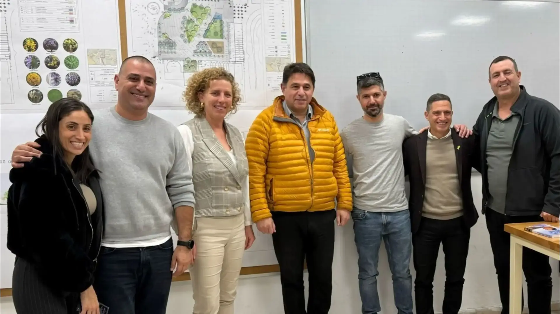 הסטודנטים שלוקחים חלק בתכנון המדרחוב החדש של באר שבע