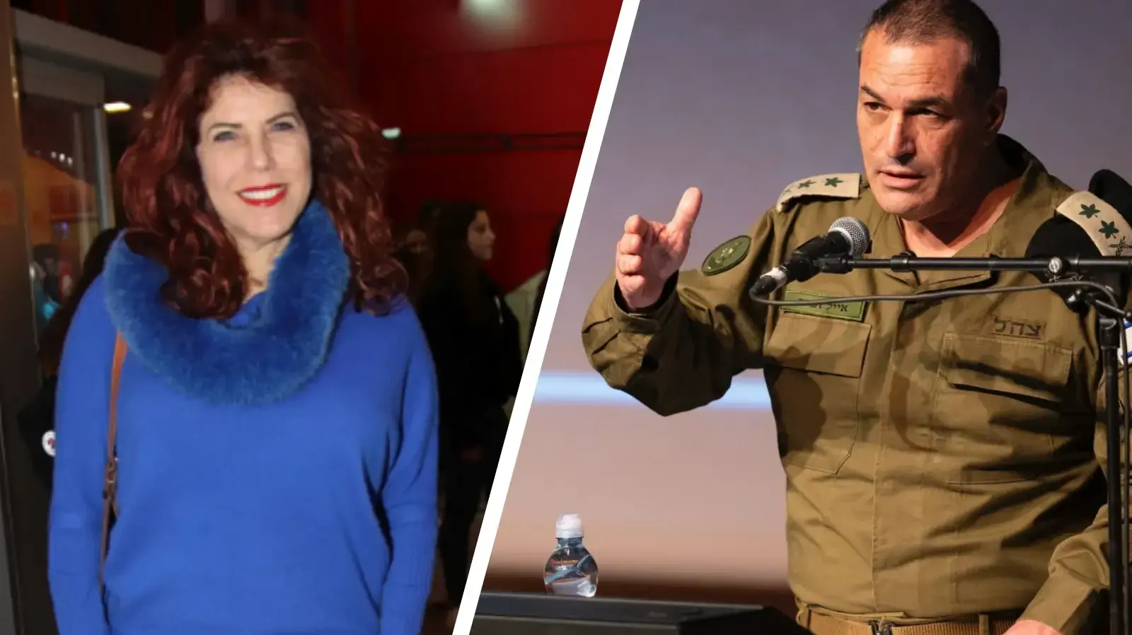 הרמטכ"ל אייל זמיר וג'ודי ניר מוזס