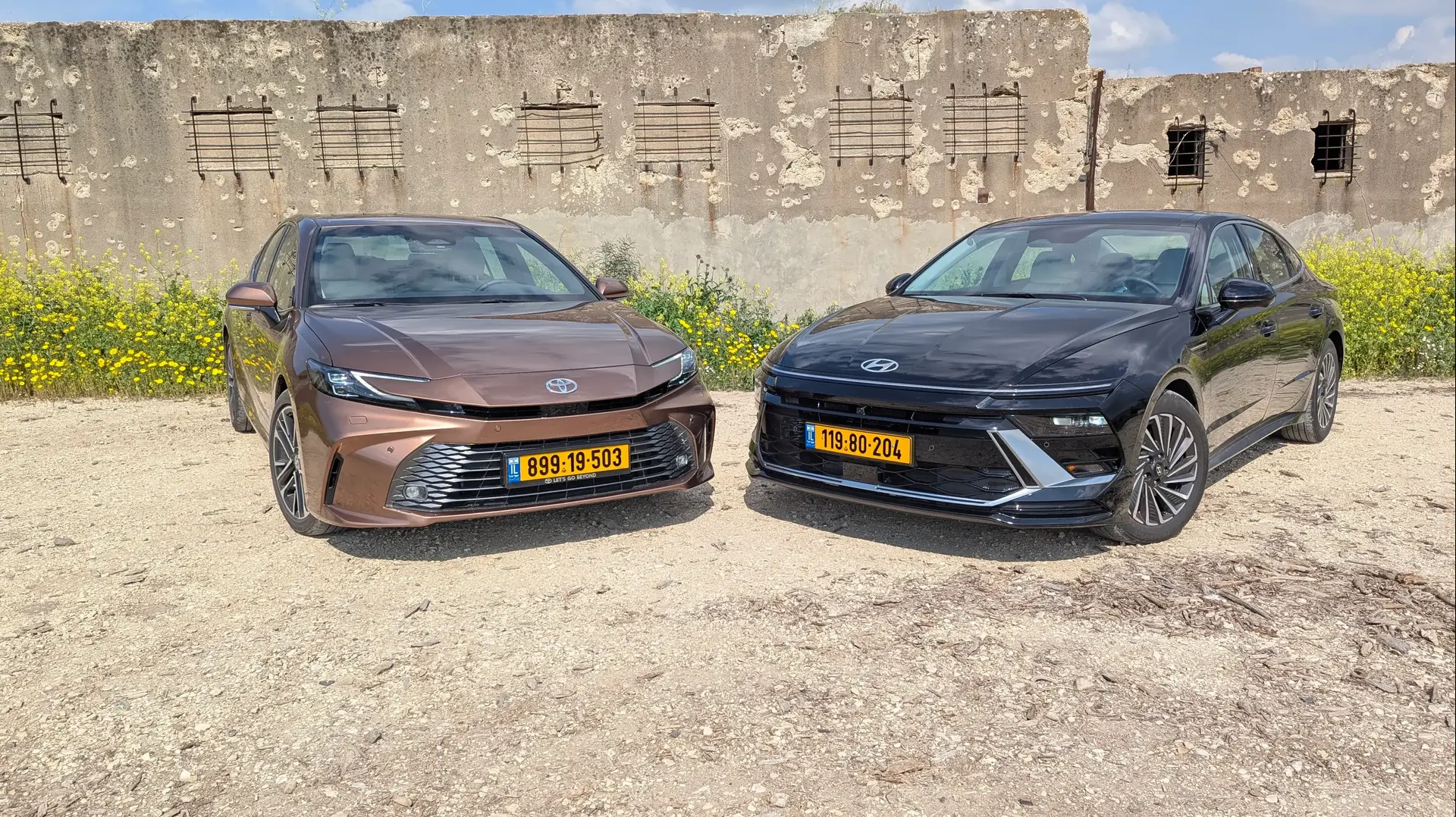 השוואתי טויוטה קאמרי ויונדאי סונטה