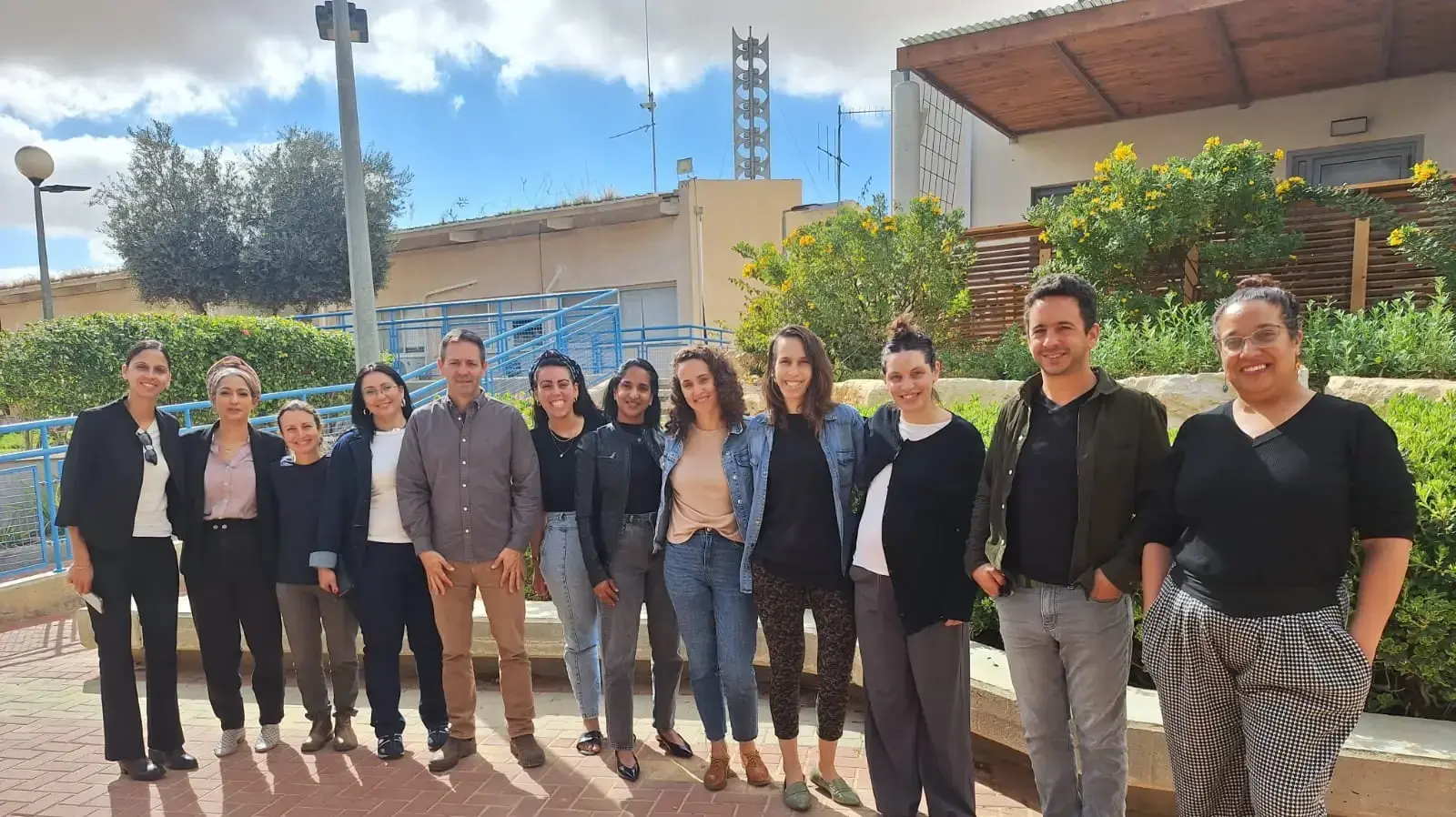 ערן דורון והילה קפלן במפגש עם העו״סים ברמת נגב