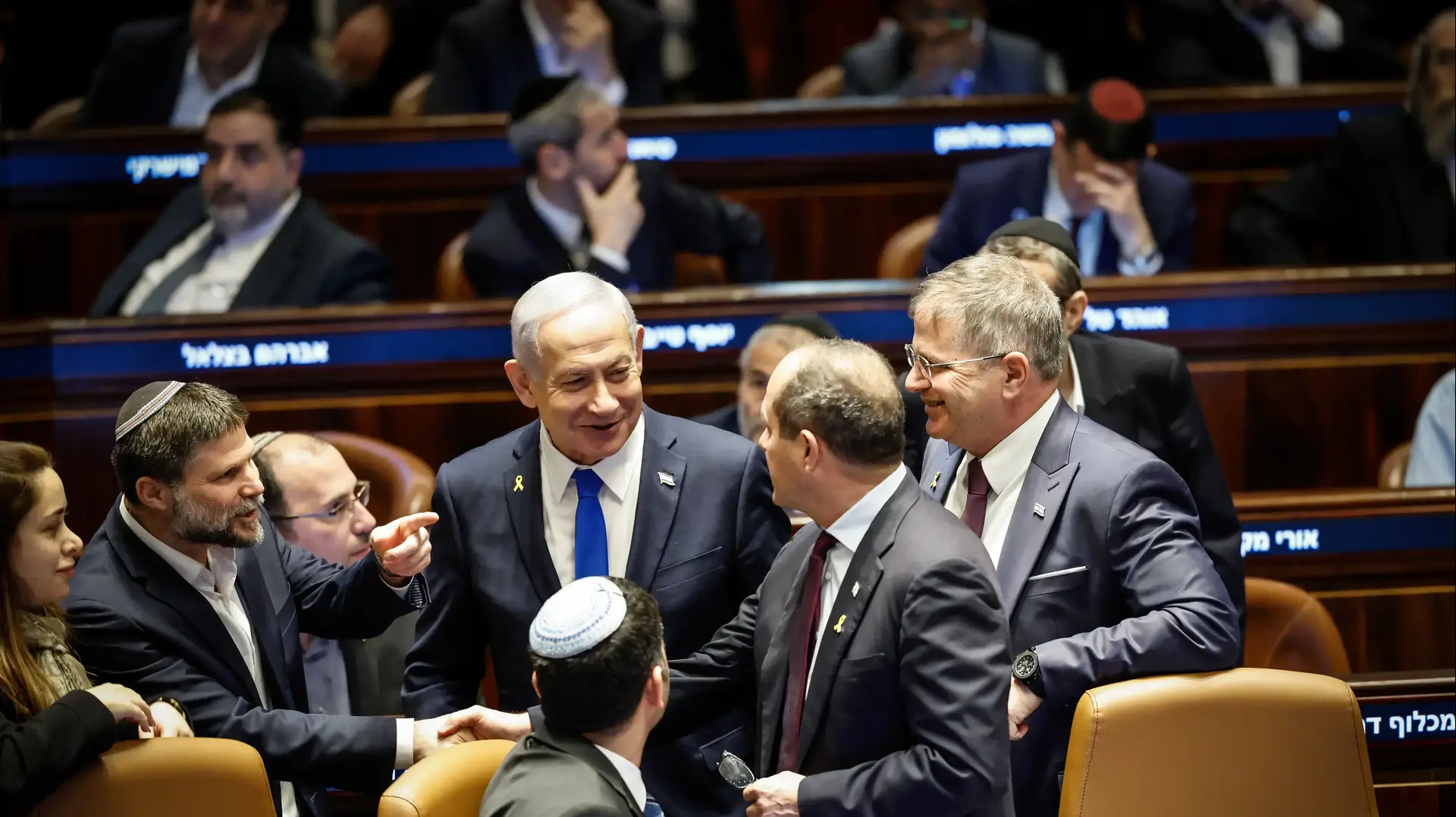 ראש הממשלה, בנימין נתניהו בהצבעות על תקציב 2025, מליאת הכנסת, 25 במרץ 2025