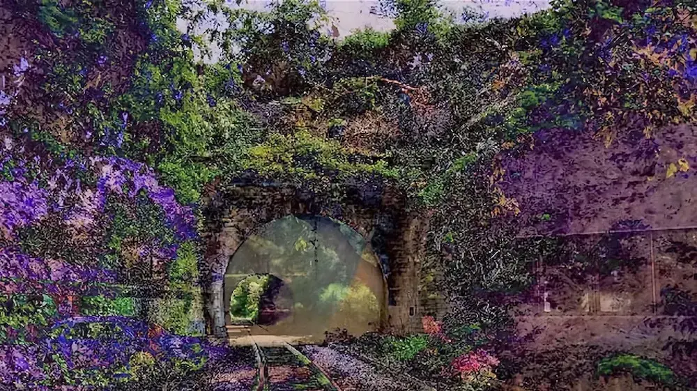 A Recent Entrance to Paradise - היצירה המלאכותית של סטיבן ת'אלר.