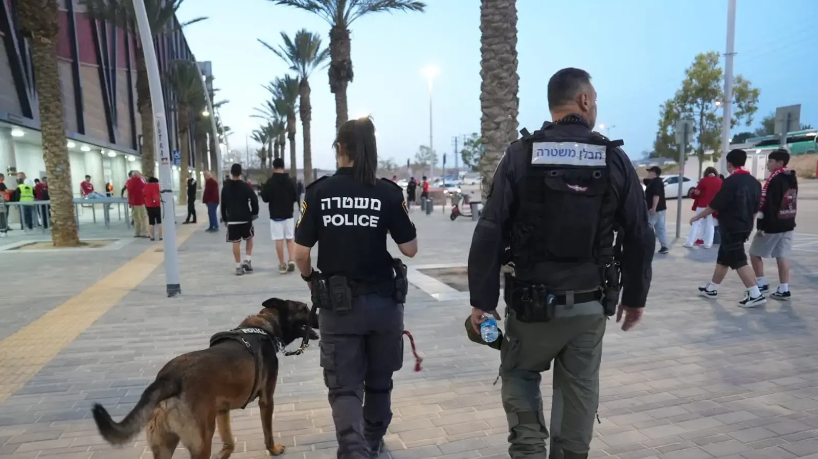 היערכות המשטרה למשחק של הפועל ב״ש