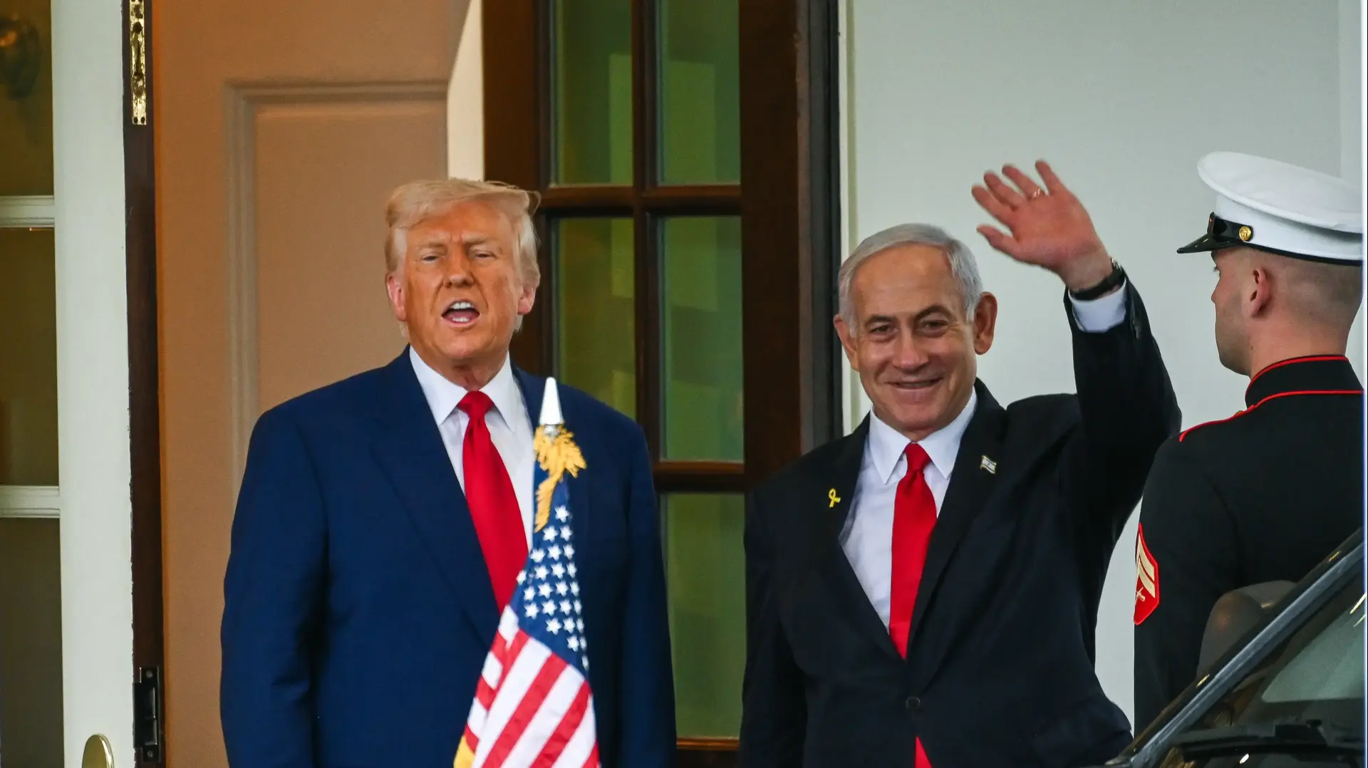 פגישת רה"מ בנימין נתניהו עם נשיא ארה"ב דונלד טראמפ, הבית הלבן, 7 באפריל 2025