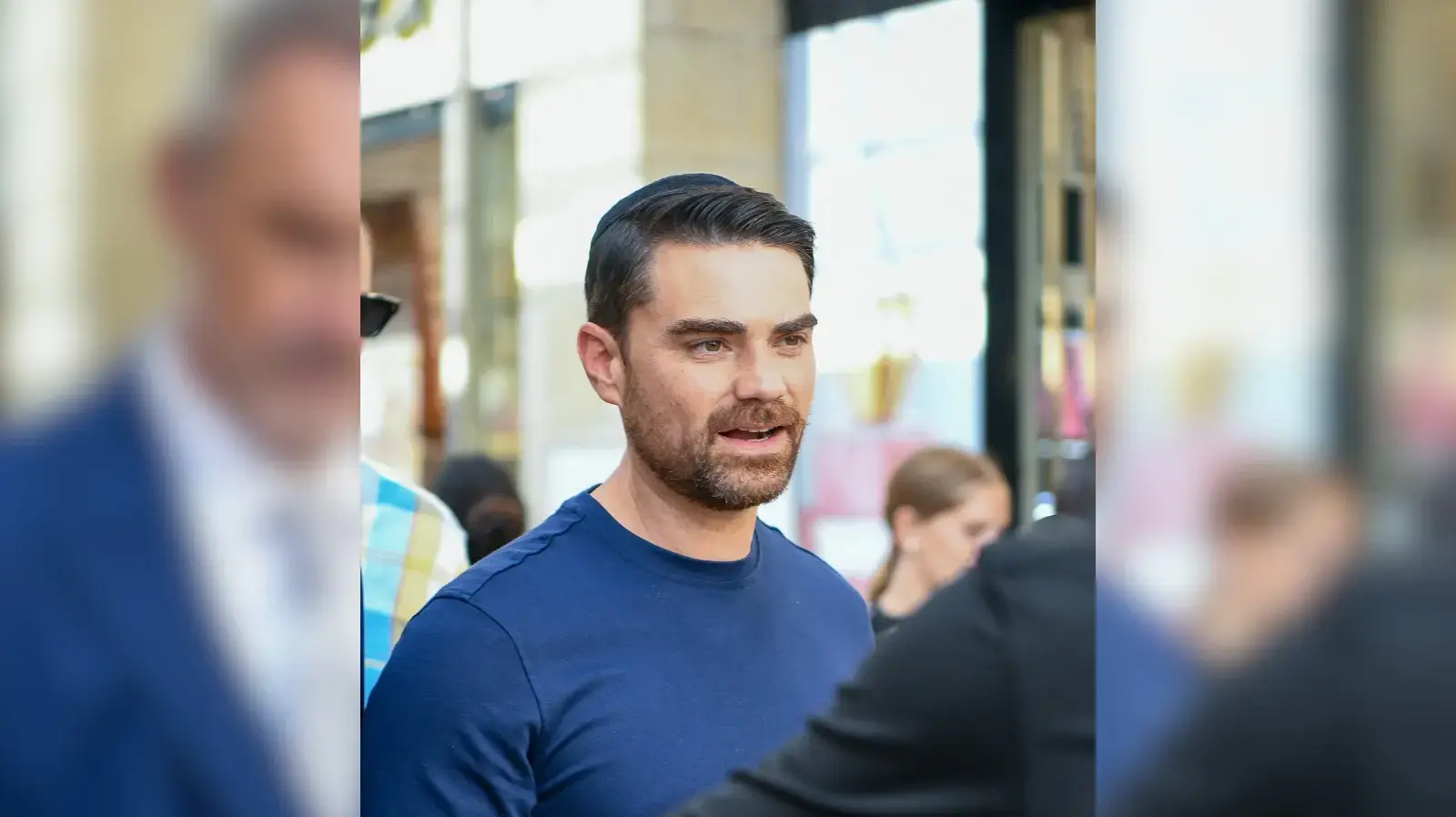 בן שפירו בסיור בירושלים, 11 באוקטובר 2022