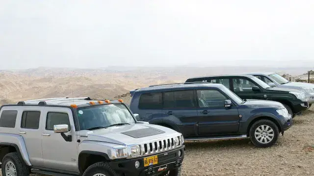 מבחן שטח השוואתי האמר H3 טויוטה לנד קרוזר מיצובישי פאג'רו