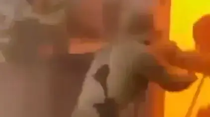 סופת חול בבסיס שבטה בנגב
