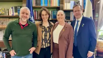 הנשיא יצחק הרצוג נפגש עם שמעון ריקלין