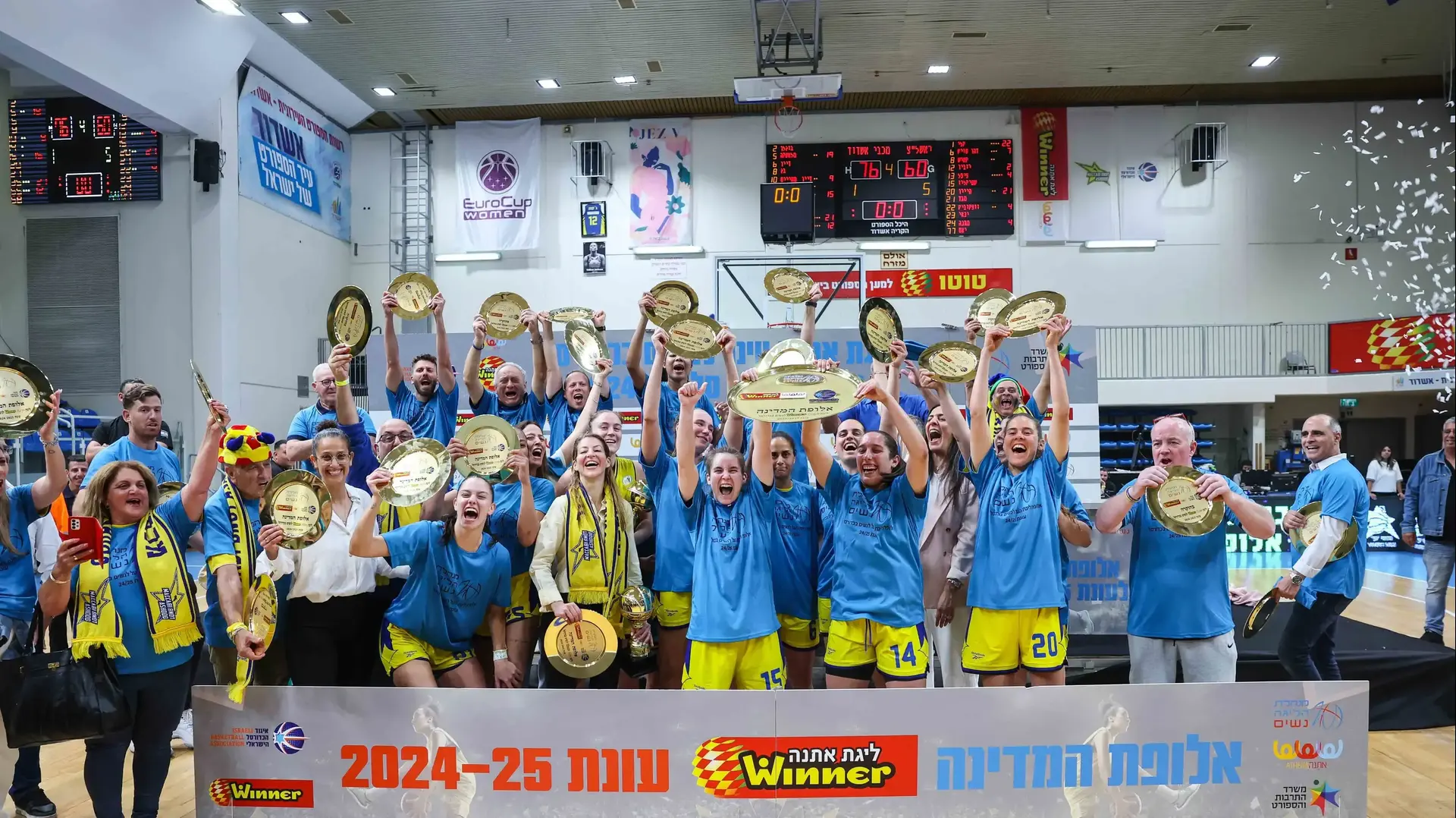 מכבי בנות אשדוד חוגגת אליפות מכבי בנות אשדוד חוגגת אליפות