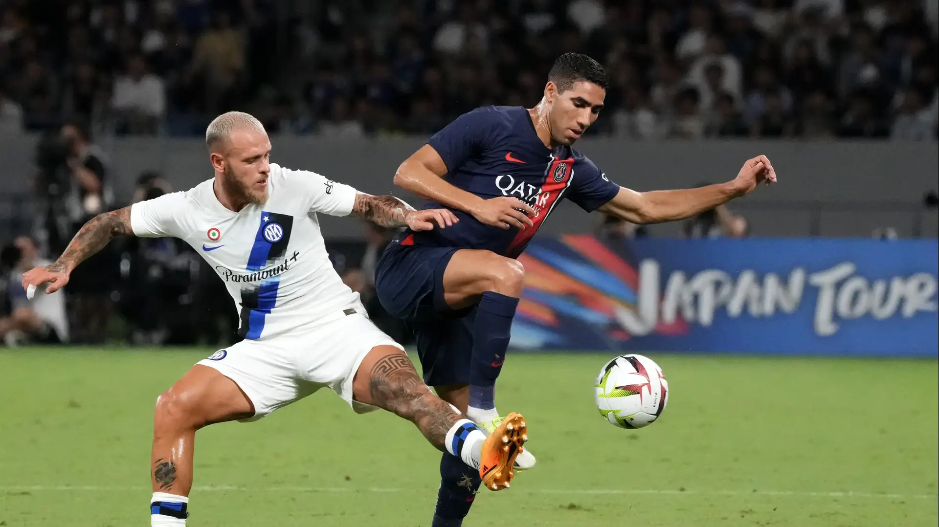 אשרף חכימי, פריז סן ז'רמן לצד פדריקו דימרקו, אינטר אשרף חכימי, פריז סן ז'רמן לצד פדריקו דימרקו, אינטר