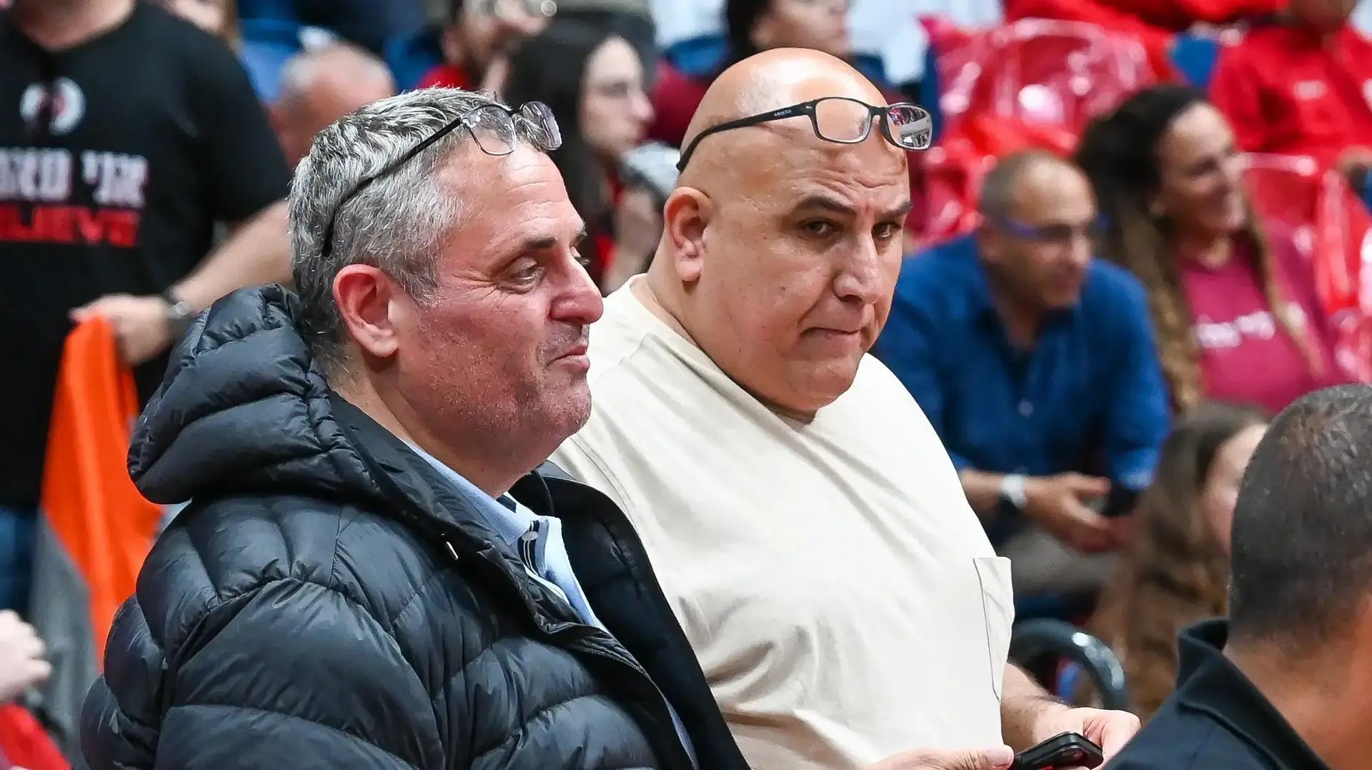 משה ביטון, יו"ר הוועדה המקצועית של איגוד השופטים לצד עורך דין אסי שלם יו"ר איגוד השופטים