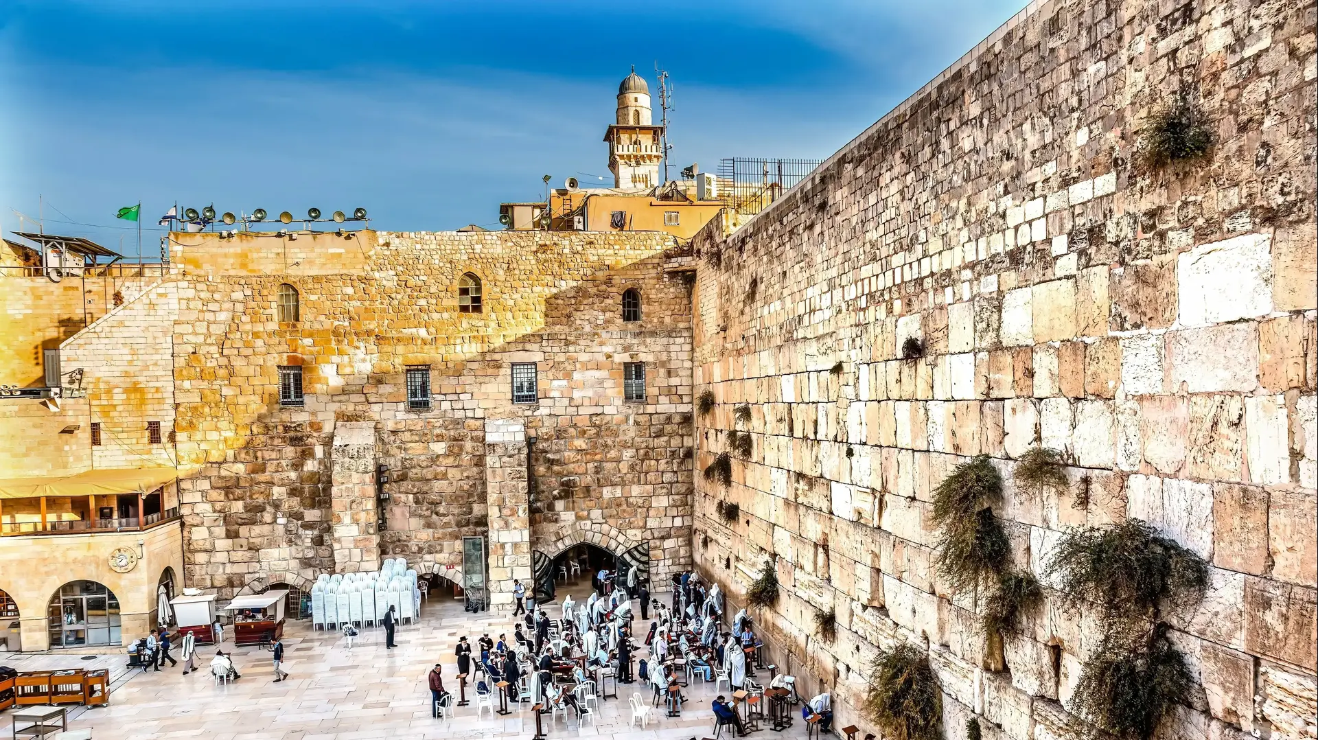 מתפללים בכותל המערבי