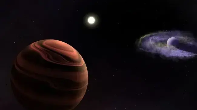 הדמיה של כוכבי הלכת YSES-1 b ו-YSES-1 c
