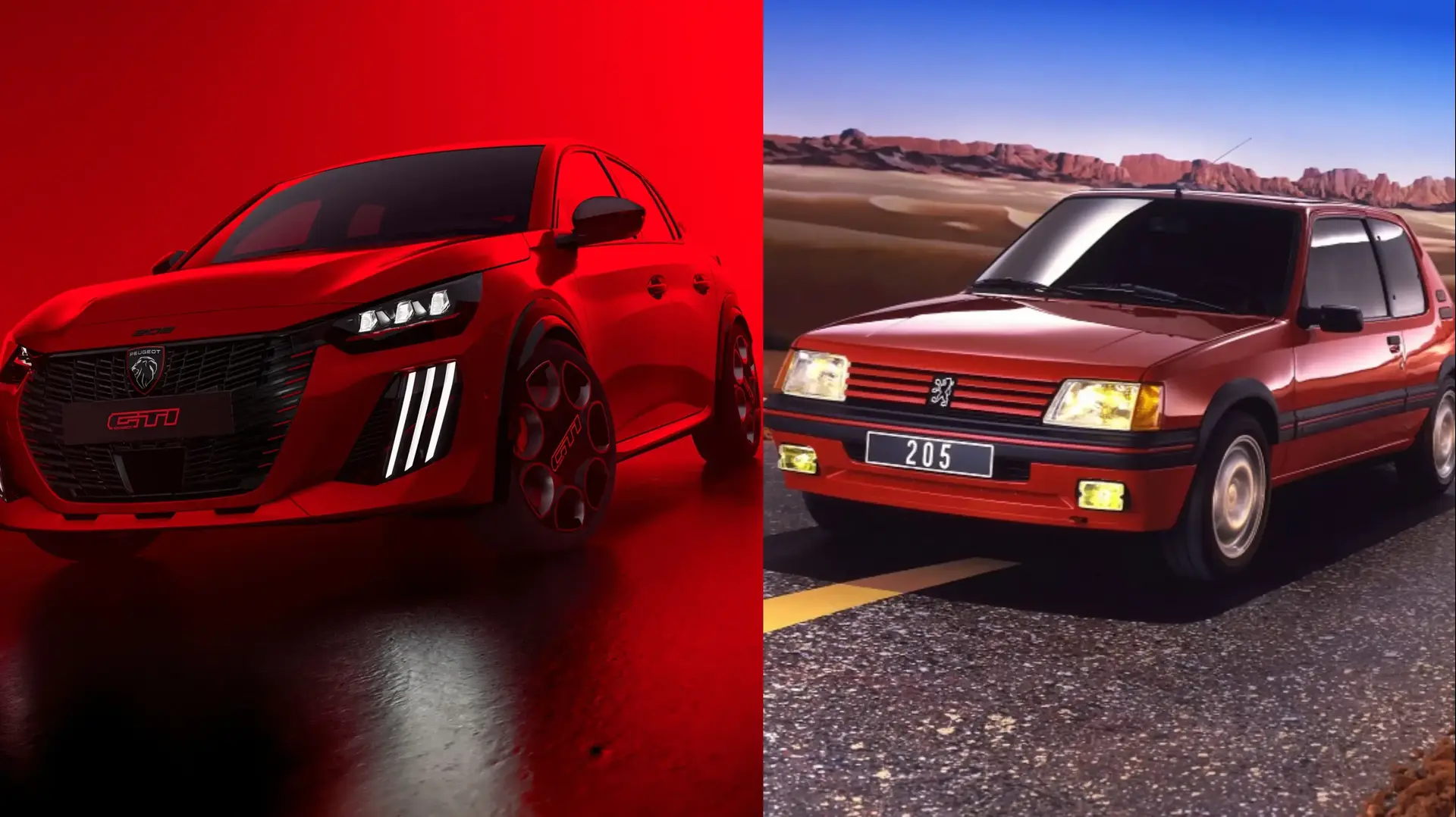 פיג'ו 205GTI
פיג'ו e208GTI