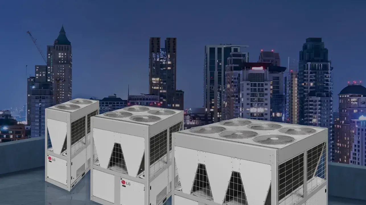 מערכות קירור וחימום מים חכמות לאספקת מיזוג מרכזי של LG וברימאג