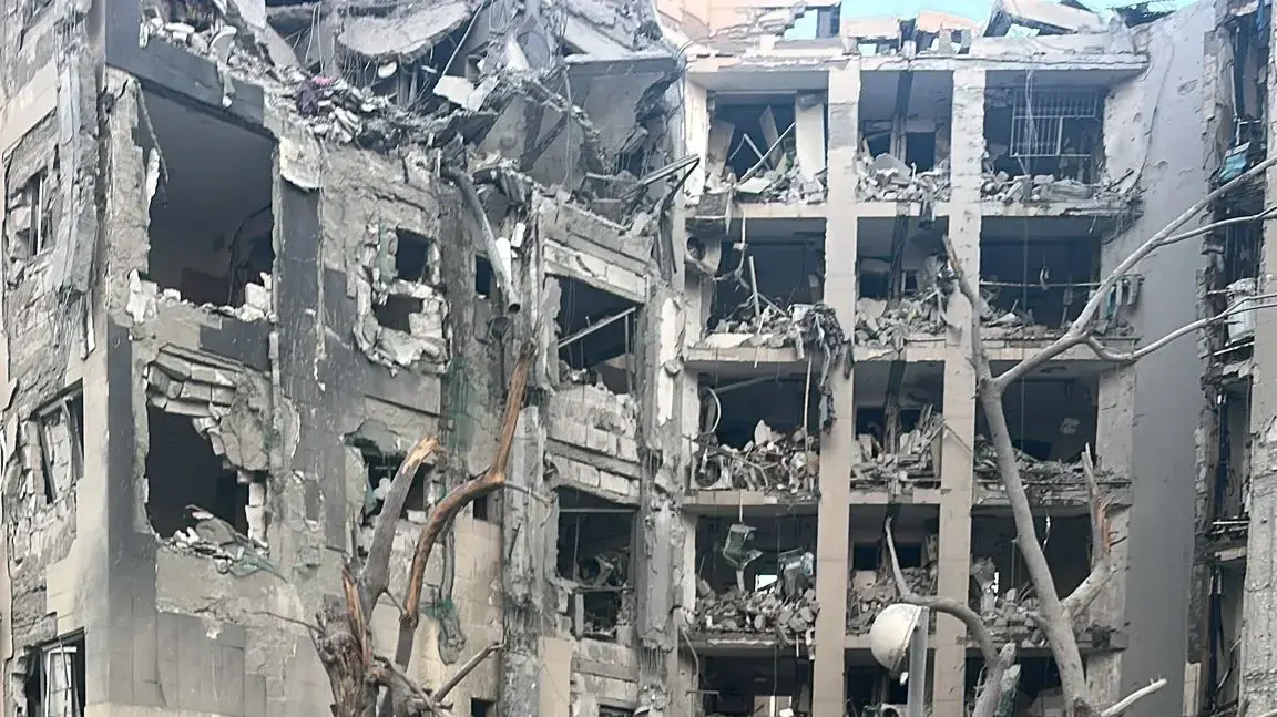 זירת נפילה, טיל ששוגר מאיראן,  24 ביוני 2025