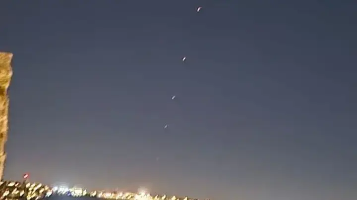שיירת הלוויינים של מאסק בחלל