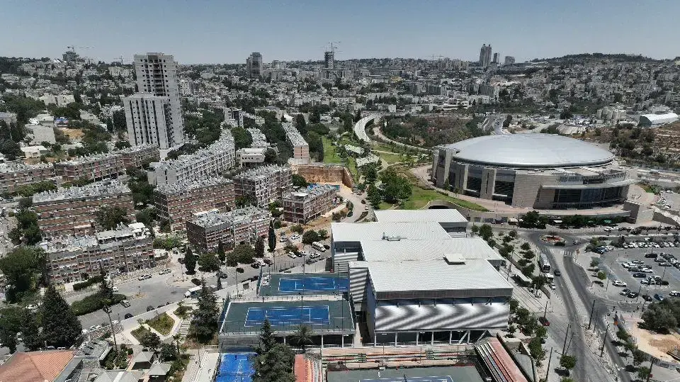 מרכז הטניס החדש שנחנך במלחה, ירושלים