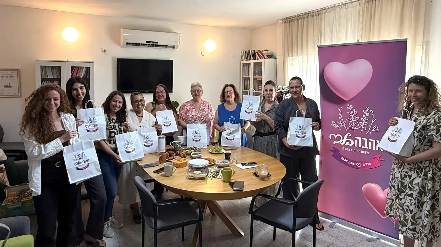 עמותת "אהבה בלב" הצדיעה למתנדבות מסל״ן