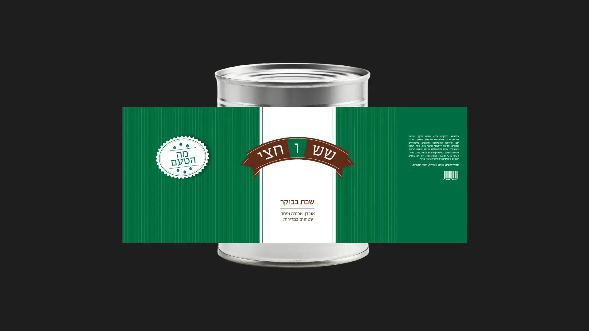 הפרויקט של עדן בנג'י , החוג לתקשורת חזותית בביהס לעיצוב של אונ' חיפה