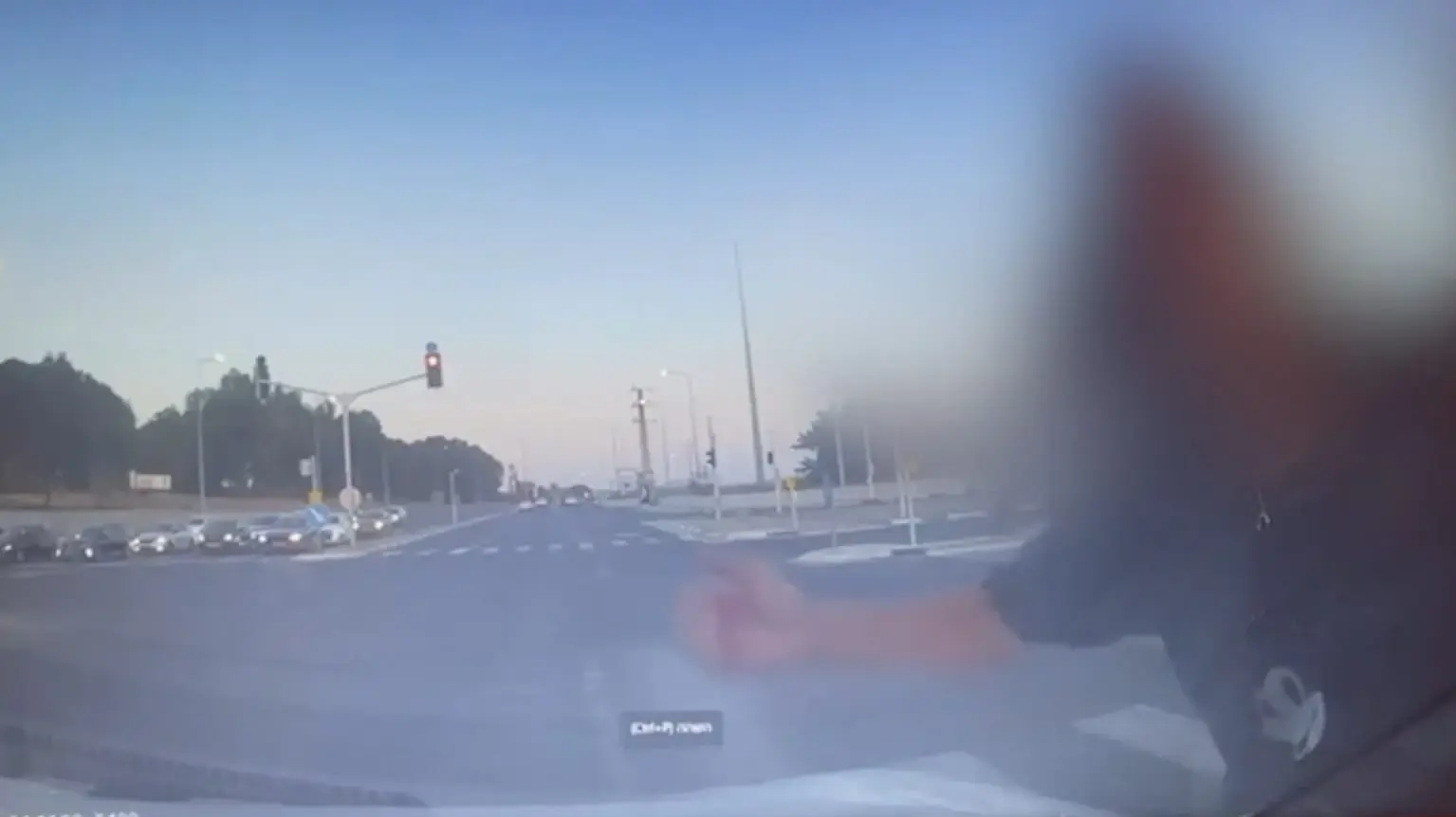 ריב נהגים, נהגת מול נהג מונית