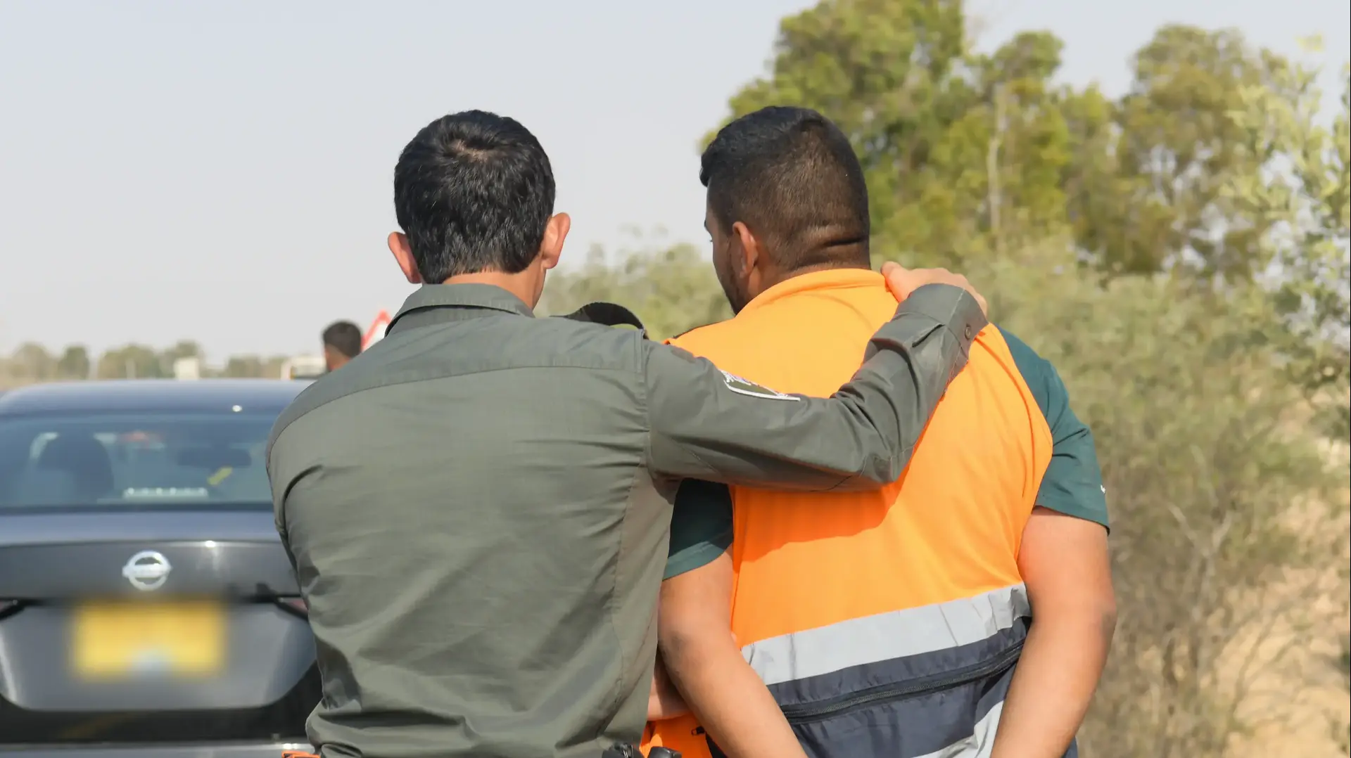 מעצר שוהים בלתי חוקיים, בכביש 25 בדרך ליישוב רהט, 10 באוגוסט 2025