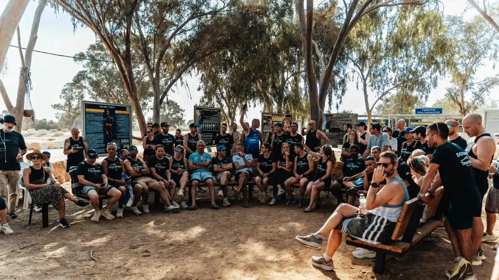 רצות ורצי נבחרת שלוה-סקוני קיימו ריצה של 25 ק"מ בעוטף עזה