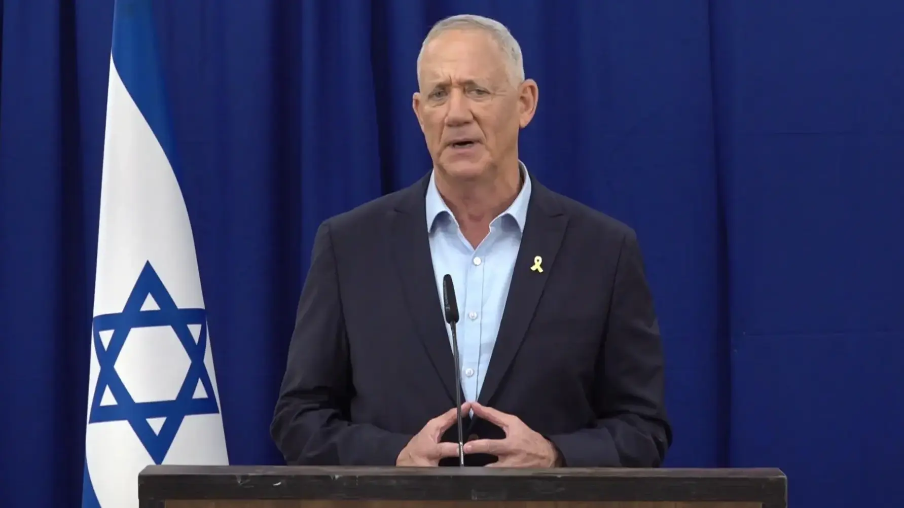 הצהרה בני גנץ, 23 באוגוסט 2025