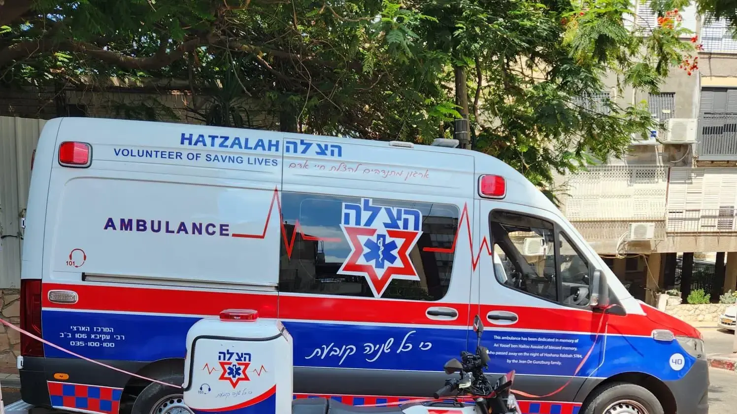ארגון הצלה קולט אופנוע חשמלי ראשון לחירום פוני של PNY