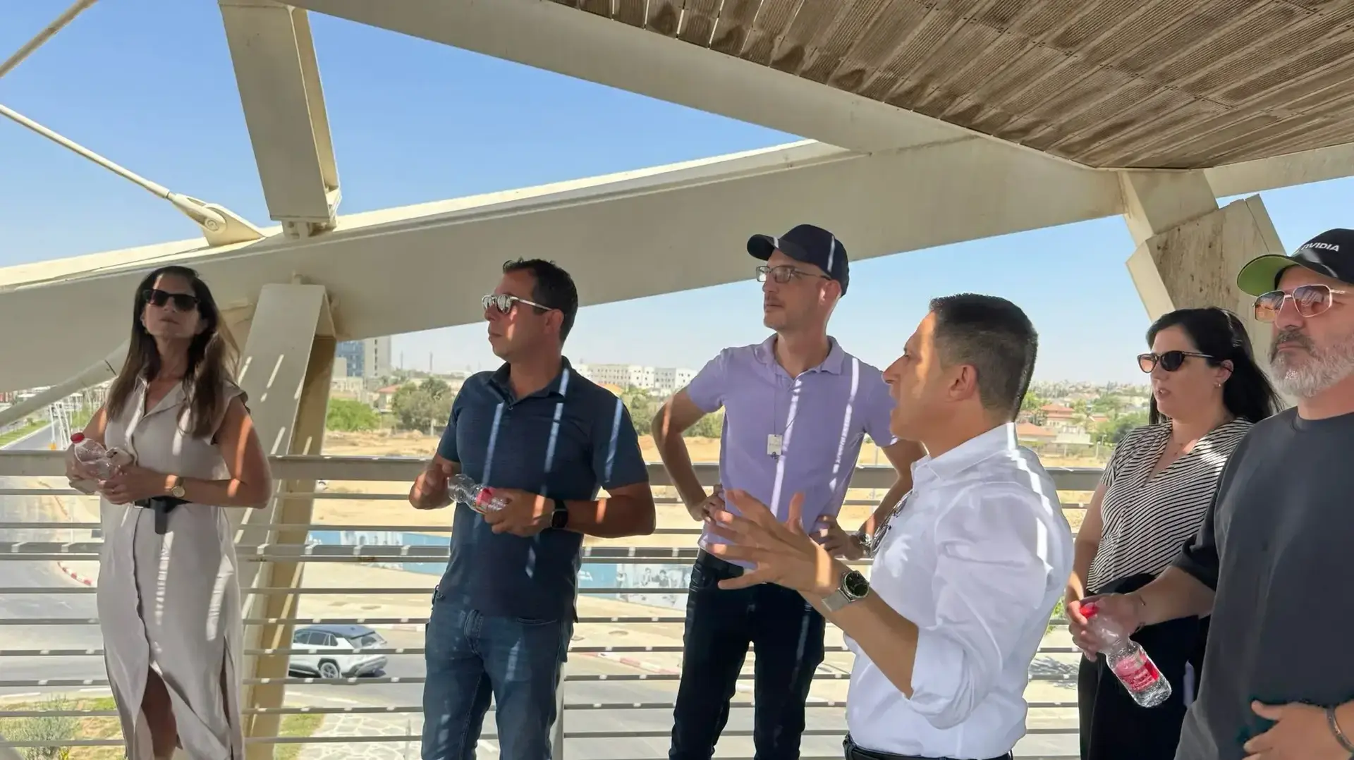 בכירי אנבידיה ישראל בביקור בבאר שבע