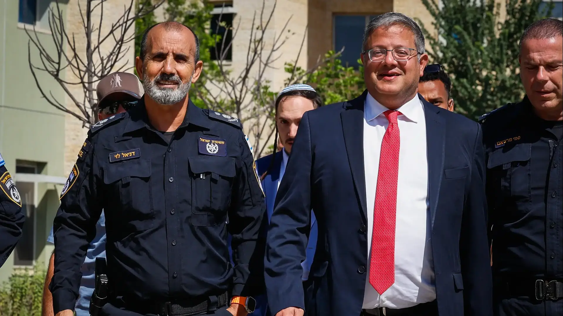 איתמר בן גביר השר לביטחון לאומי, מפכ"ל המשטרה דני לוי, הרמת כוסית לחג, 15 בספטמבר 2025