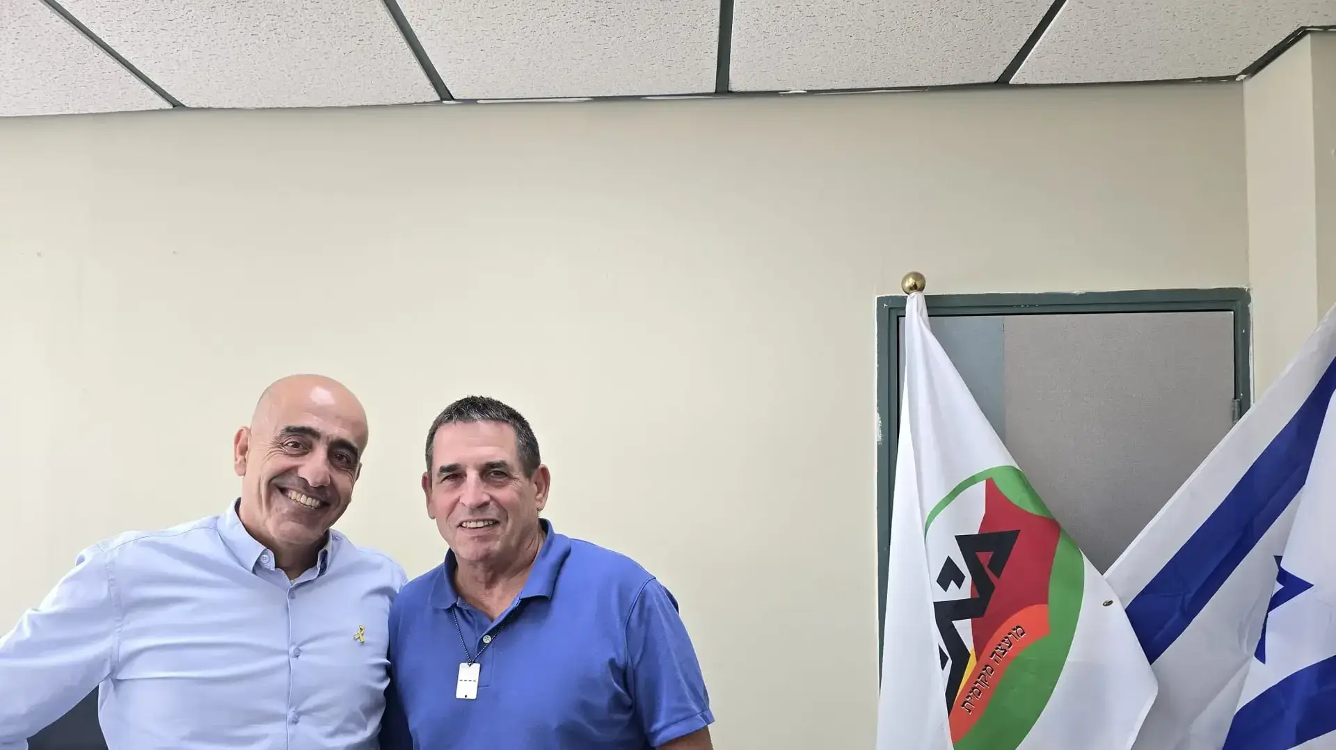 סגלוביץ' וראש המועצה פרץ במיתר