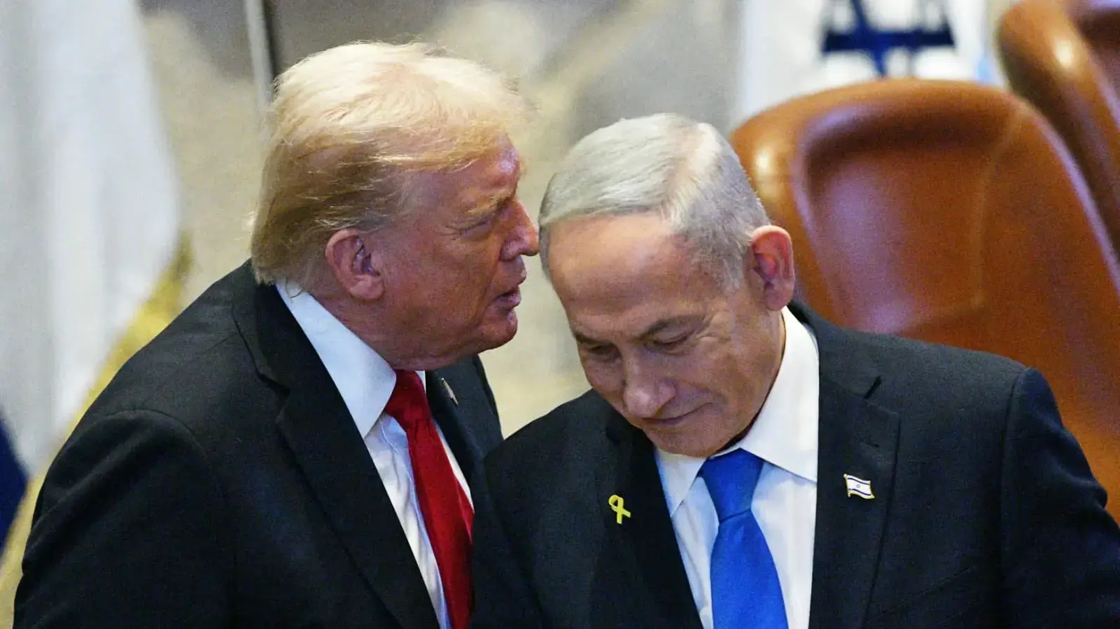 נשיא ארה"ב דונלד טראמפ, רה"מ בנימין נתניהו, 13 באוקטובר 2025